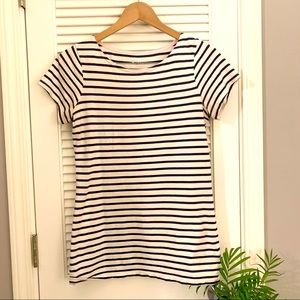 LAST CHANCE Boden Breton in Navy/White